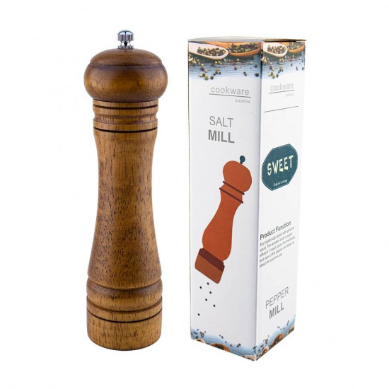 مطحنة فلفل خشبية (حجم وسط) مطحنة فلفل خشبية (حجم وسط)