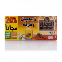 شاي الزنجبيل والقرفة العطار