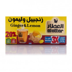 شاي الزنجبيل والليمون العطار