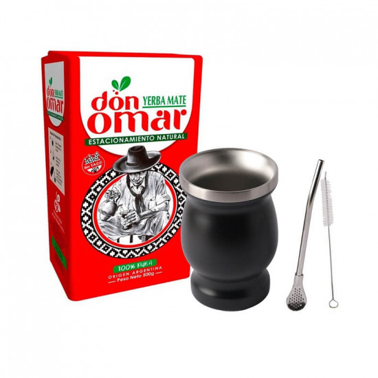 متة فاخرة مع كوب ومصاص وفرشاة تنظيف متة فاخرة مع كوب ومصاص وفرشاة تنظيف