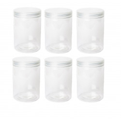 6 علب بلاستيك لتخزين الأعشاب 550 ملي 6 علب بلاستيك لتخزين الأعشاب 550 ملي