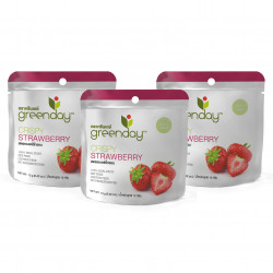 عرض: فراولة مجففة ومقرمشة (3 حبات)