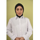 حجاب قطن أسود