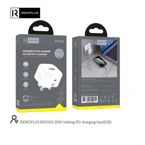 راس شاحن رينو بلس تايب سي 20 واط راس شاحن رينو بلس تايب سي 20 واط