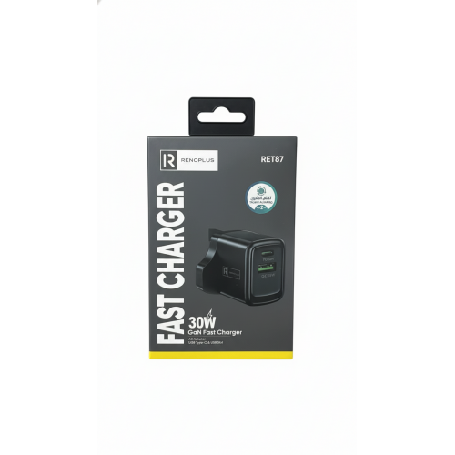 شاحن RENOplus RP.RET87 السريع 30 واط شاحن RENOplus RP.RET87 السريع 30 واط