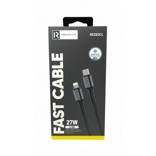 شاحن RENOplus RP.REZ82CL C to iPhone 2.0M شاحن RENOplus RP.REZ82CL C to iPhone 2.0M