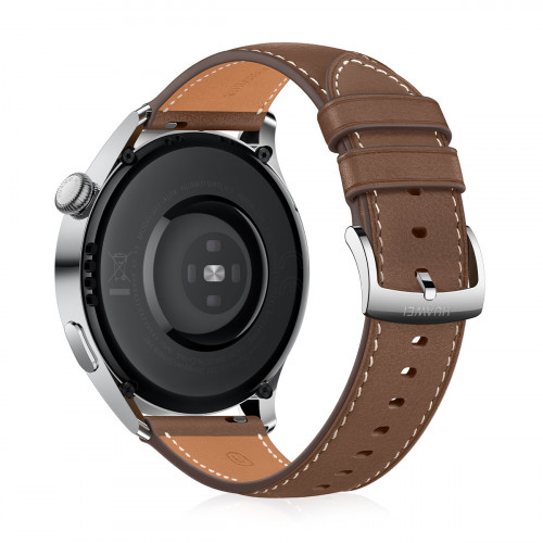 ساعة هواوي جي تي 3 46 ملم ذكية+ هدية مجانية ميزان جسم - اللون بني  ساعة هواوي جي تي 3 46 ملم ذكية+ هدية مجانية ميزان جسم - اللون بني