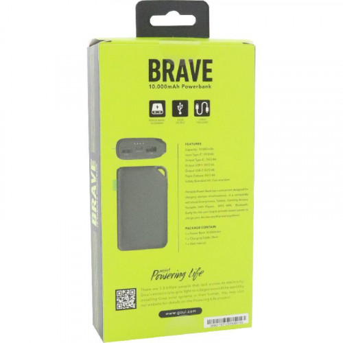 Goui - Brave 10,000 mAh Power Bank Goui - Brave 10,000 mAh Power Bank