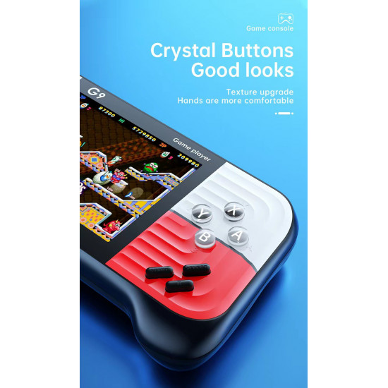 مشغل ألعاب محمول طراز G9 جديد طراز 666 وحدة تحكم بالألعاب شاشة تلفزيون عالية الوضوح 