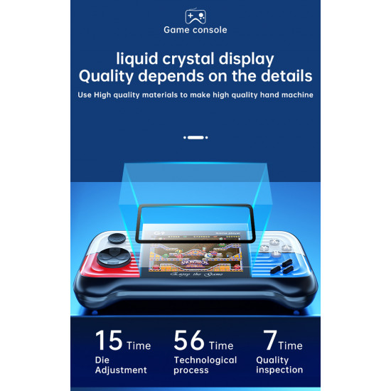 مشغل ألعاب محمول طراز G9 جديد طراز 666 وحدة تحكم بالألعاب شاشة تلفزيون عالية الوضوح 