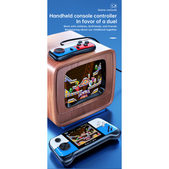 مشغل ألعاب محمول طراز G9 جديد طراز 666 وحدة تحكم بالألعاب شاشة تلفزيون عالية الوضوح 