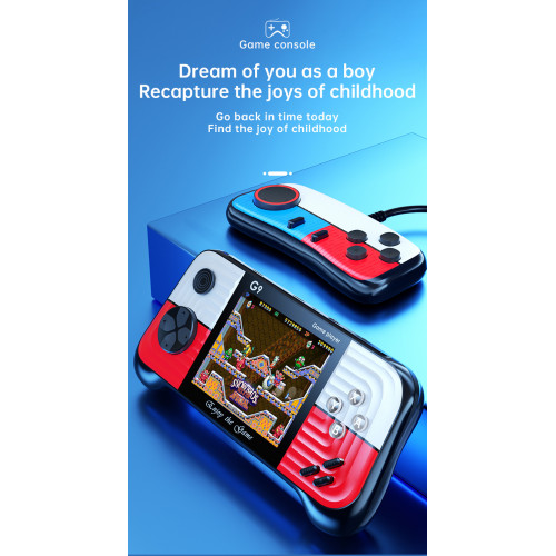 مشغل ألعاب محمول طراز G9 جديد طراز 666 وحدة تحكم بالألعاب شاشة تلفزيون عالية الوضوح 
