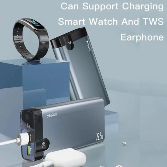 POWER BANK - شاحن متنقل 10000ملي امبير من Yesido - YP24 POWER BANK - شاحن متنقل 10000ملي امبير من Yesido - YP24