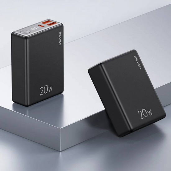 شاحن متنقل رقمي USAMS 10000mAh شاحن متنقل رقمي USAMS 10000mAh