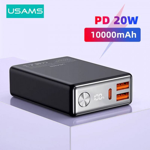 شاحن متنقل رقمي USAMS 10000mAh شاحن متنقل رقمي USAMS 10000mAh