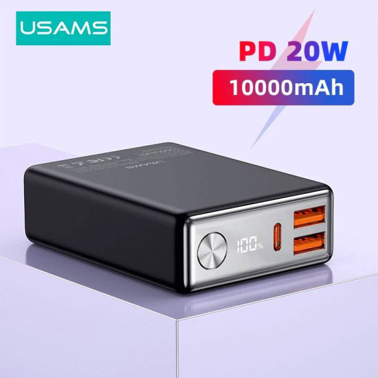 شاحن متنقل رقمي USAMS 10000mAh شاحن متنقل رقمي USAMS 10000mAh
