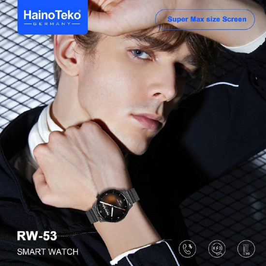 ساعة هاينو تيكو Haino Teko RW 53 الذكية مع شاشة AMOLED ساعة هاينو تيكو Haino Teko RW 53 الذكية مع شاشة AMOLED