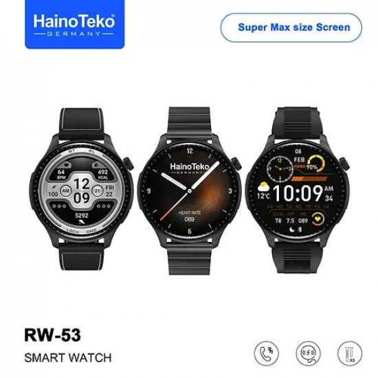 ساعة هاينو تيكو Haino Teko RW 53 الذكية مع شاشة AMOLED ساعة هاينو تيكو Haino Teko RW 53 الذكية مع شاشة AMOLED