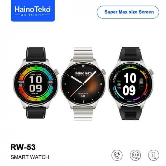ساعة هاينو تيكو Haino Teko RW 53 الذكية مع شاشة AMOLED ساعة هاينو تيكو Haino Teko RW 53 الذكية مع شاشة AMOLED