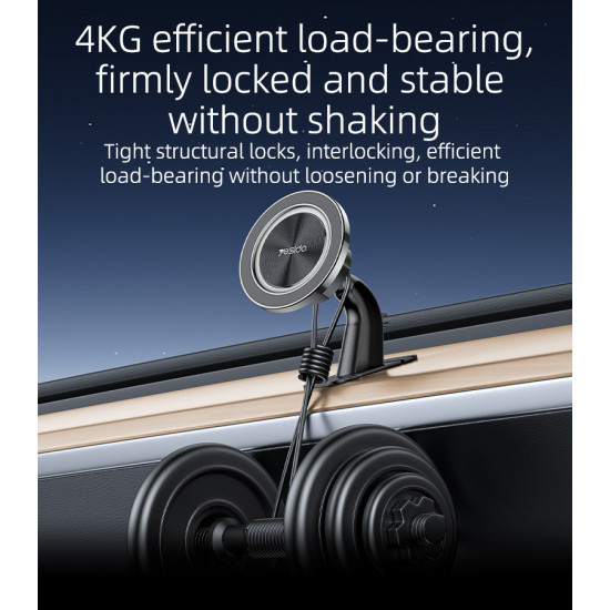 حامل الهاتف المغناطيسي Magsafe C201 ذو الدوران المتعدد الأبعاد 360 مناسب للوحة القيادة