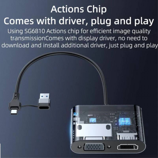 كابل HDTV من YESIDO HM15 لتوسيع شاشة جهاز الكمبيوتر الخاص بك كابل HDTV من YESIDO HM15 لتوسيع شاشة جهاز الكمبيوتر الخاص بك