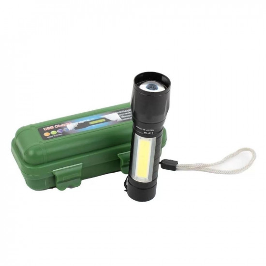 مصباح LED يدوي صغير يحمل باليد بتقنية COB مزود بشاحن بمنفذ USB ومناسب للأماكن الخارجية مصباح LED يدوي صغير يحمل باليد بتقنية COB مزود بشاحن بمنفذ USB ومناسب للأماكن الخارجية