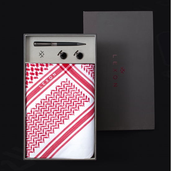 شماغ لكسون احمركلاسيك احمر - LEXON Classic red