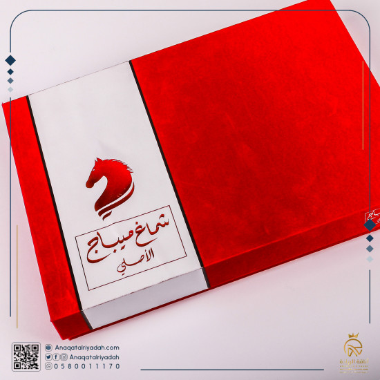 شماغ ميباج رجالي أحمرغامق MBG-m-d-r-the