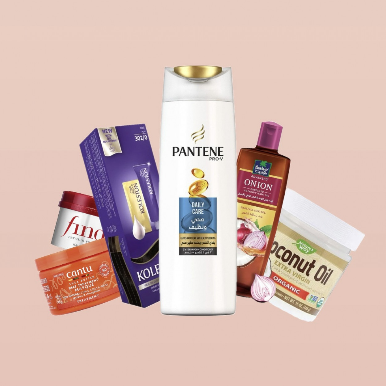 العنايه بالشعر و صبغات