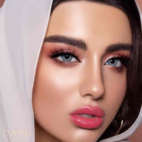 لمار بلو - عدسات ذهب