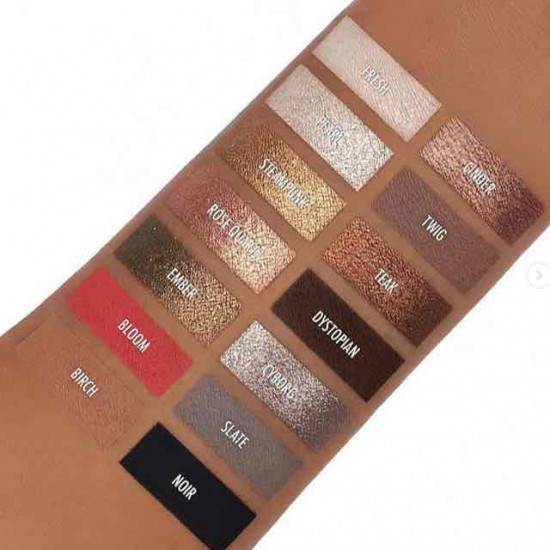 باليت انستازيا Sultry درجه اولى يحتوي على ١٤ لون  مع 2فرشاه