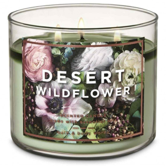 DESERT WILDFLOWER شمعه ثلاث فتلات 