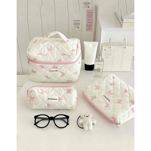 شنط 3 قطع - لون وردي