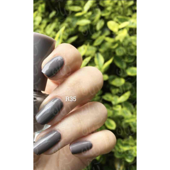 مناكير رمادي رقم 35