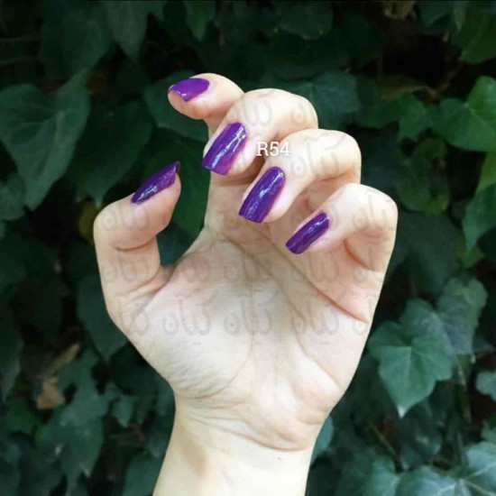 مناكير بنفسجي رقم 54