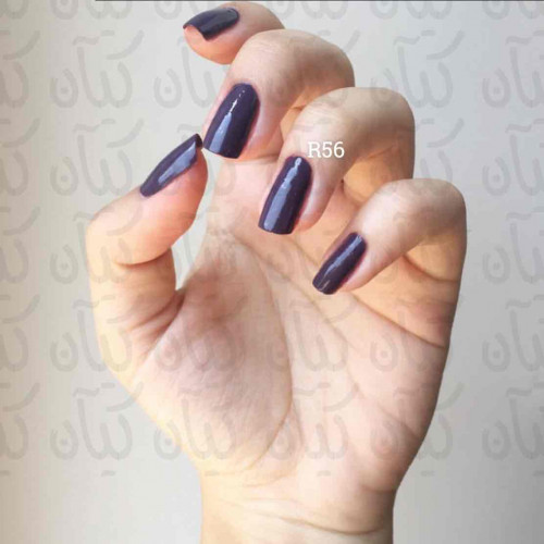 مناكير عنابي غامق رقم 56