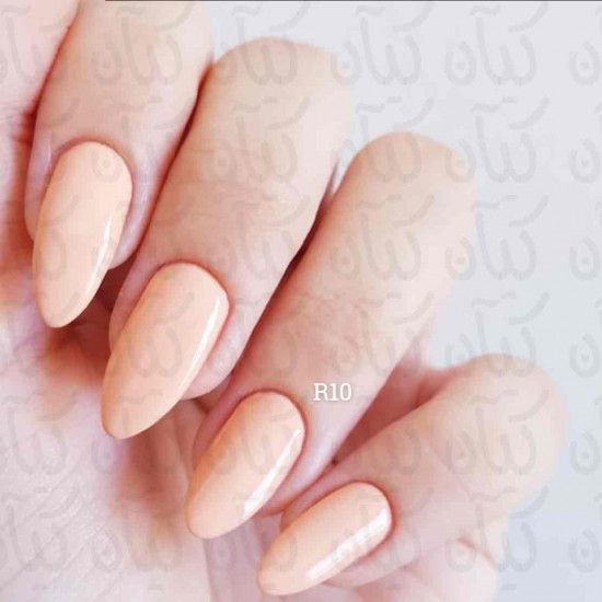 مناكير برتقالي فاتح رقم 10