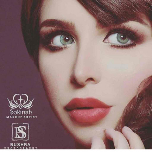 لمار قرين - لتكبير العين - عدسات ذهب 