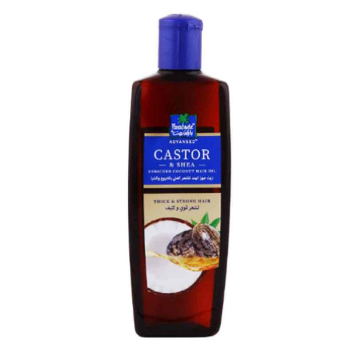 زيت جوز الهند الغني بالخروع والشيا للشعر المصبوغ - 300 مل