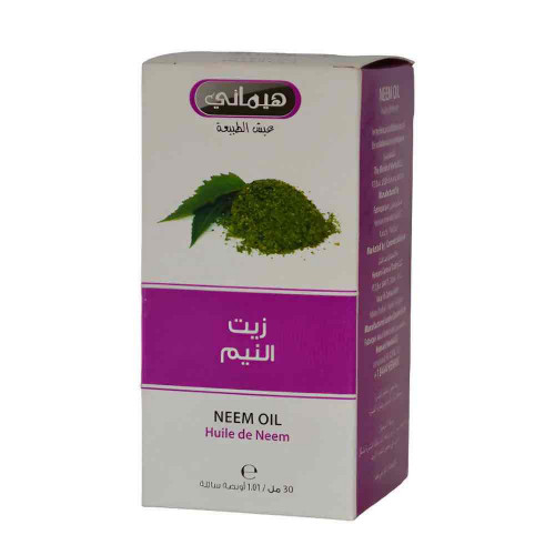 زيت النيم طبيعي للبشرة والشعر من هيماني 30مل