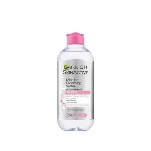 مزيل مكياج ماء ميسيلار الوردي  قارنيه 400 مل