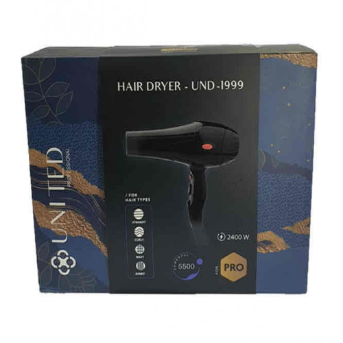 يونايتد بروفيشينال - مجفف شعر احترافي بقوة 2400واط