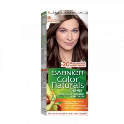 قارنيه - صبغة كولور ناتشرلز كريم - بني متوسط طبيعي 5N