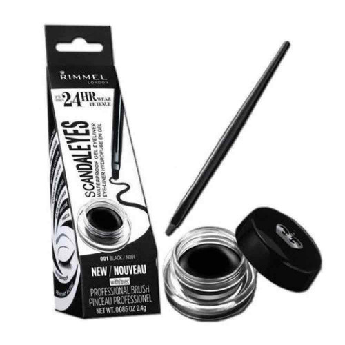 جل ايلاينر + حواجب مع فرشه - من ريميل لندن