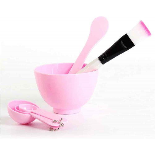 مجموعة ادوات للعنايه 4 في 1 - لون وردي