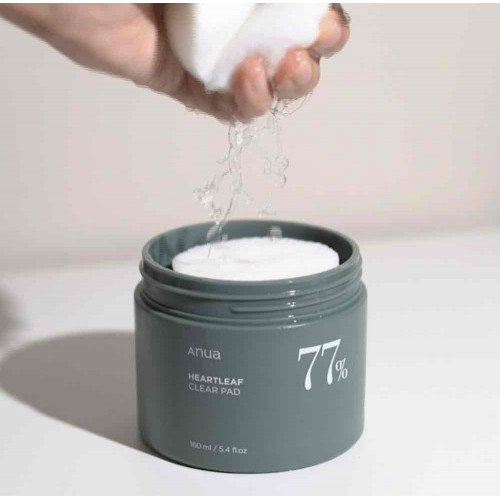 مسحات تونر كلير هارتليف 77% من أنوا | Anua Heartleaf 77% Clear Pad