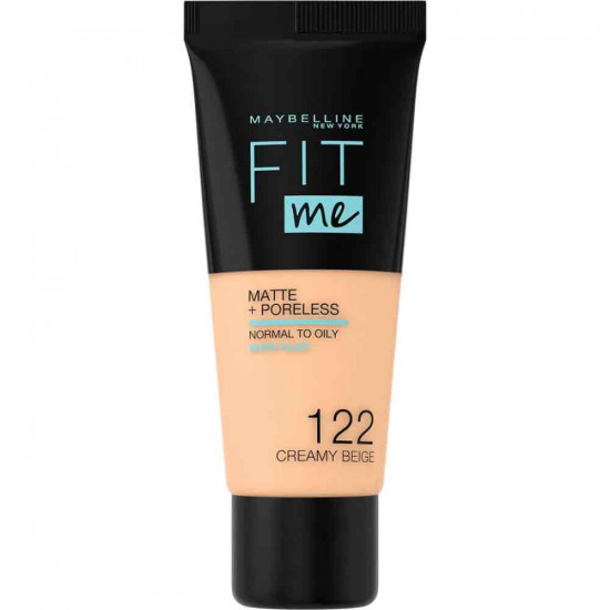 ميبلين نيويورك كريم اساس فيت مي لمظهر غير لامع- 122 creamy beige