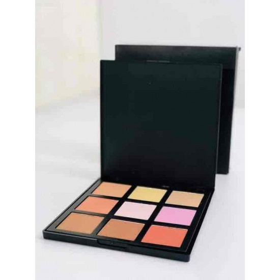 باليت باودر من 9 الوان كنتور-بلاشر-هايلايت 