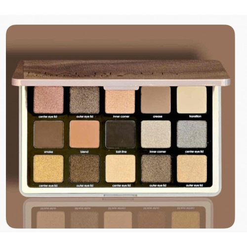 باليت من15 لون خريفي بين المخمل و مطفي من ريل بيوتي