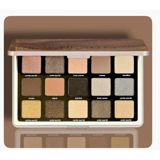 باليت من15 لون خريفي بين المخمل و مطفي من ريل بيوتي